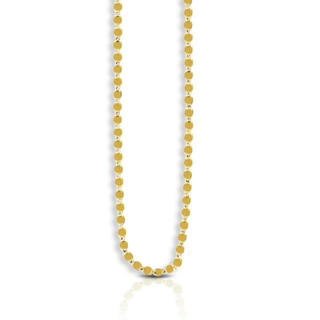 14k Yellow Gold Oval Mirror Chain (2.20 mm)