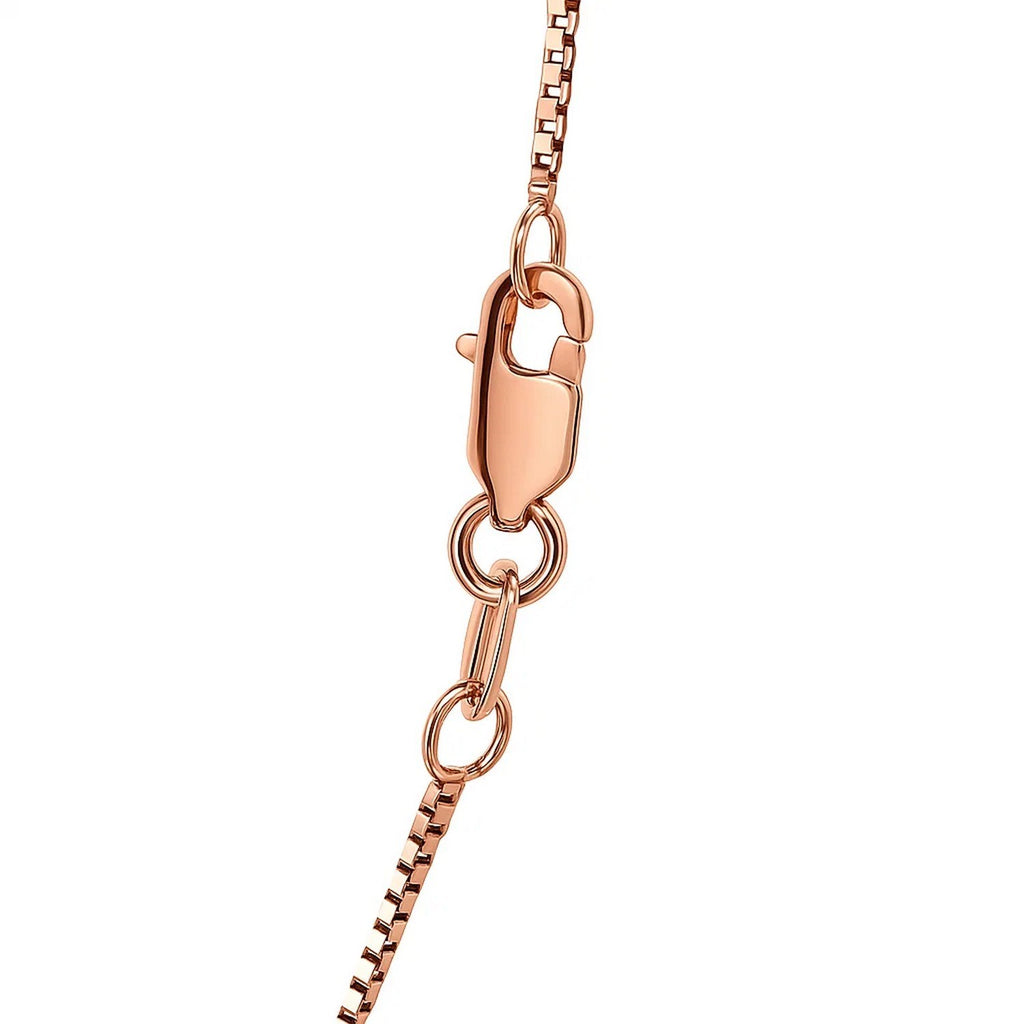 14k Rose Gold Classic Box Chain (0.73 mm)