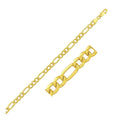 14k Yellow Gold Lite Figaro Bracelet (5.60 mm)