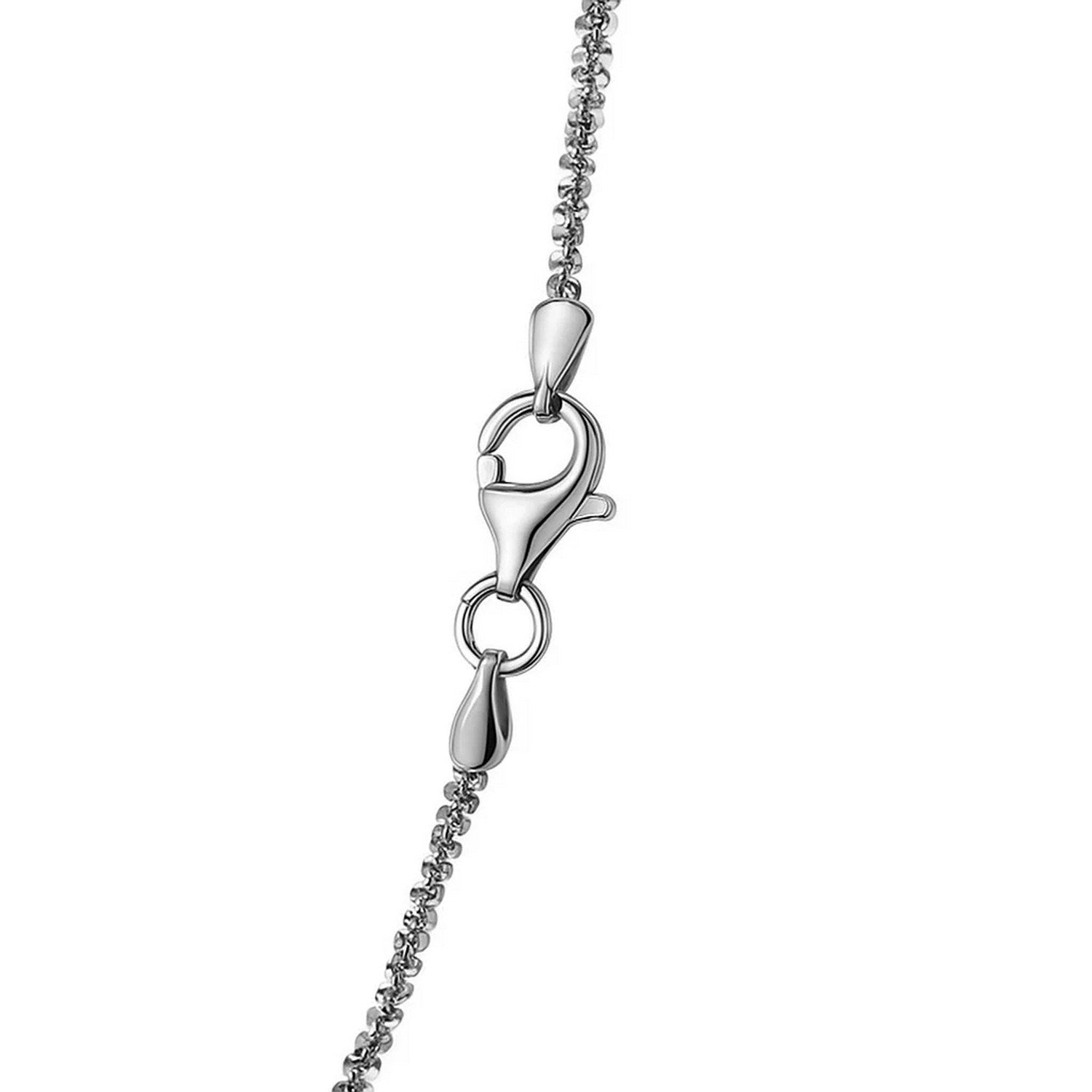 Rhodium Plated Sterling Silver Sparkle Style Chain (1.60 mm)
