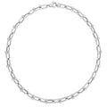 Sterling Silver Rhodium Plated Jax Link Bead Chain (9.30 mm)