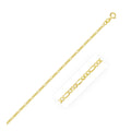 14k Yellow Gold Solid Figaro Chain (1.90 mm)