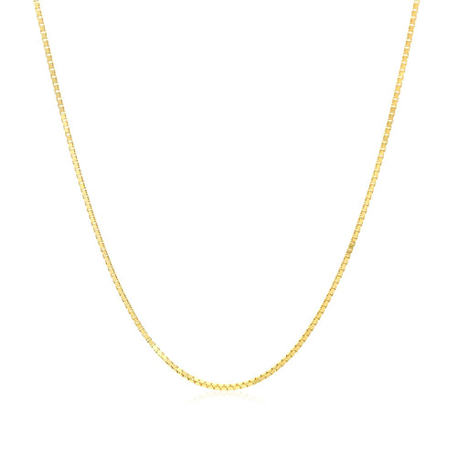 10k Yellow Gold Classic Box Chain (0.78 mm)