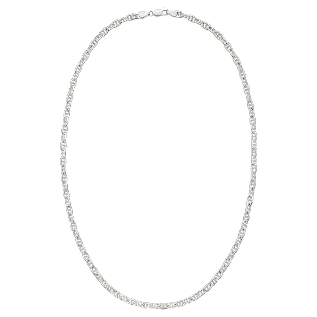 Sterling Silver Anchor Chain Necklace (5.50 mm)