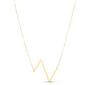 14K Yellow Gold Yours Truly Large Initial Z Necklace
