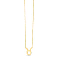 14K Yellow Gold Taurus Necklace