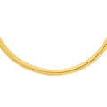 Sterling Silver Gold Plated Silver Tubogas Fancy Necklace
