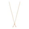 14k Rose Gold Adjustable Friendship Bracelet Chain with Ball Slide