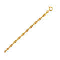 10k Yellow Gold Singapore Bracelet (2.20 mm)
