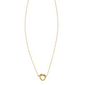 14K Yellow Gold Love Knot Necklace