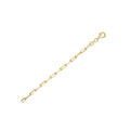 Sterling Silver Gold Plated Paperclip Chain (2.95 mm)