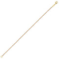 10K Yellow Gold Tricolor Diamond Cut Bead Bracelet