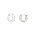 Sterling Silver Small Graduated Hoop Earrings