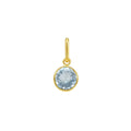 14K Yellow Gold Initial Z Charm Pendant